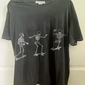 Urban Outfitters Vintage skeleton skateboarding T-shirt